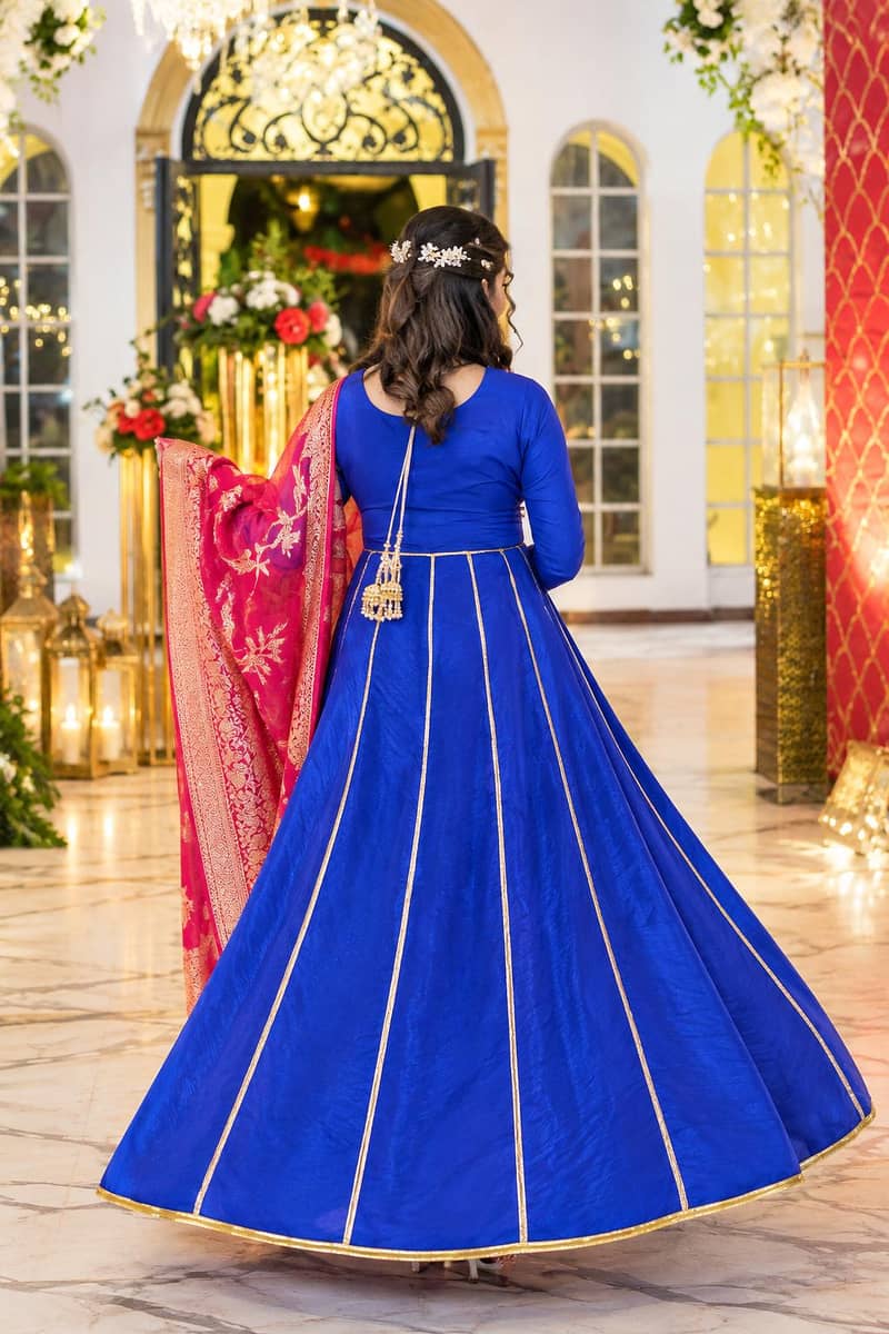 Raw silk Embalished Frock - Eastern - 1120928510
