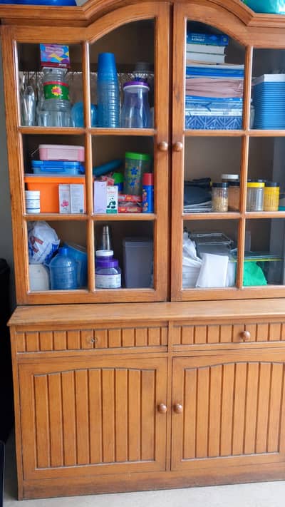 2 door wooden divider