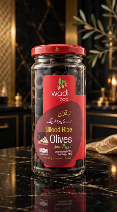 Black Olive sliced