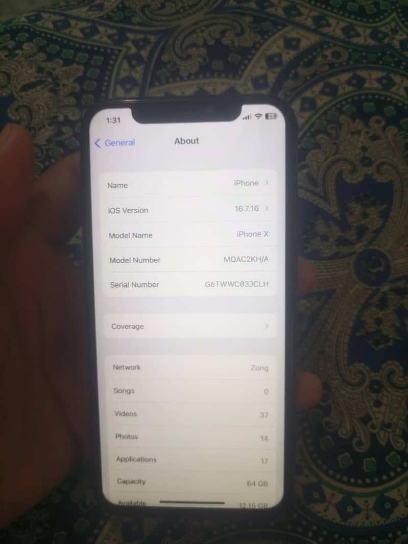 Apple iPhone X 5
