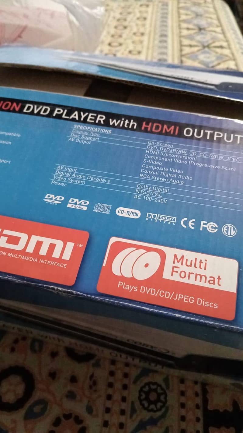 dvd player hdmi output 1