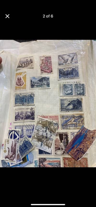 vintage stamps book