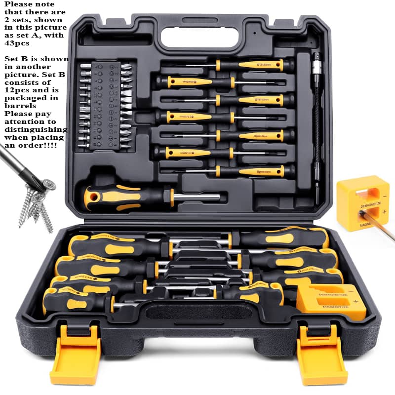 Professional Screwdriver Set | Magnetic Bits & Precision Tools 1