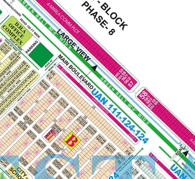 4 Marla Commercial Plot Available 1st Lane For SALE on MB Main Boulevard Phase 6 DHA Lahore