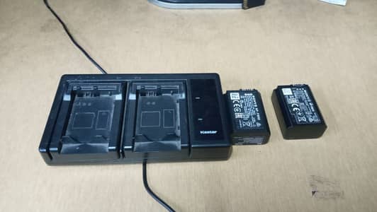 A6500 body lense 16mm 1.4 2 battries charger