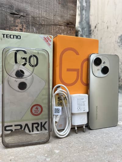 Tecno spark Go 1 4+4GB 128 GB Complete box Dual Speakers 120 Hz FR