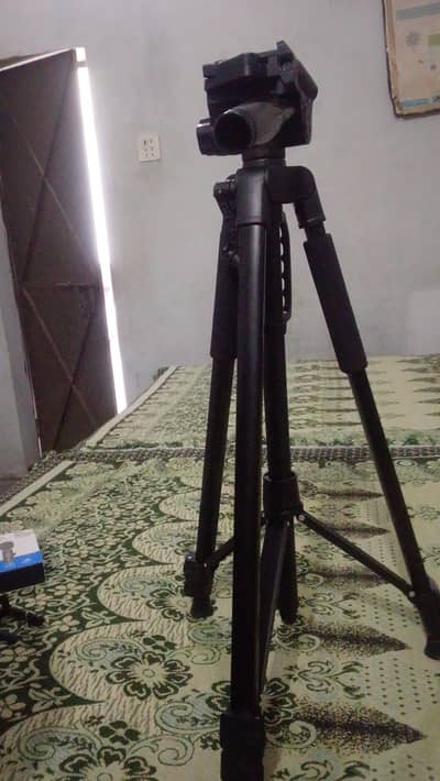 video stand and two mike