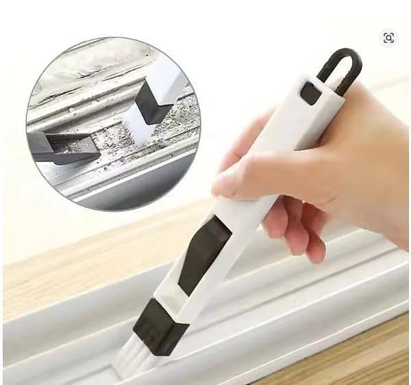 1 PCS White Handle Keyboard Cleaning Brush Soft Bristles for Computer Laptop Window Slots & Dust Cleaning R6148