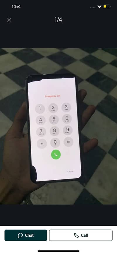 Apple iPhone XS Max 64 gb bypass screen ki dote ha