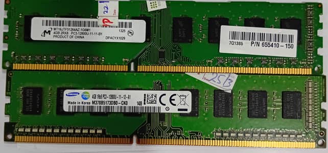 Ram 4Gb  2Units