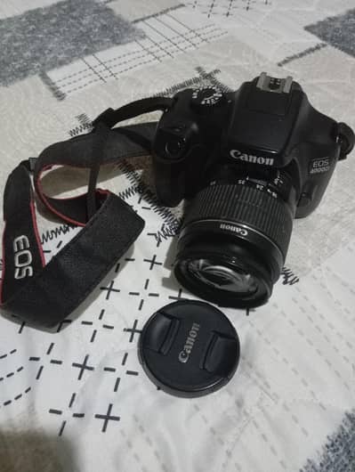 Canon EOS 4000D DSLR Camera with Stand, Bag & Charger
