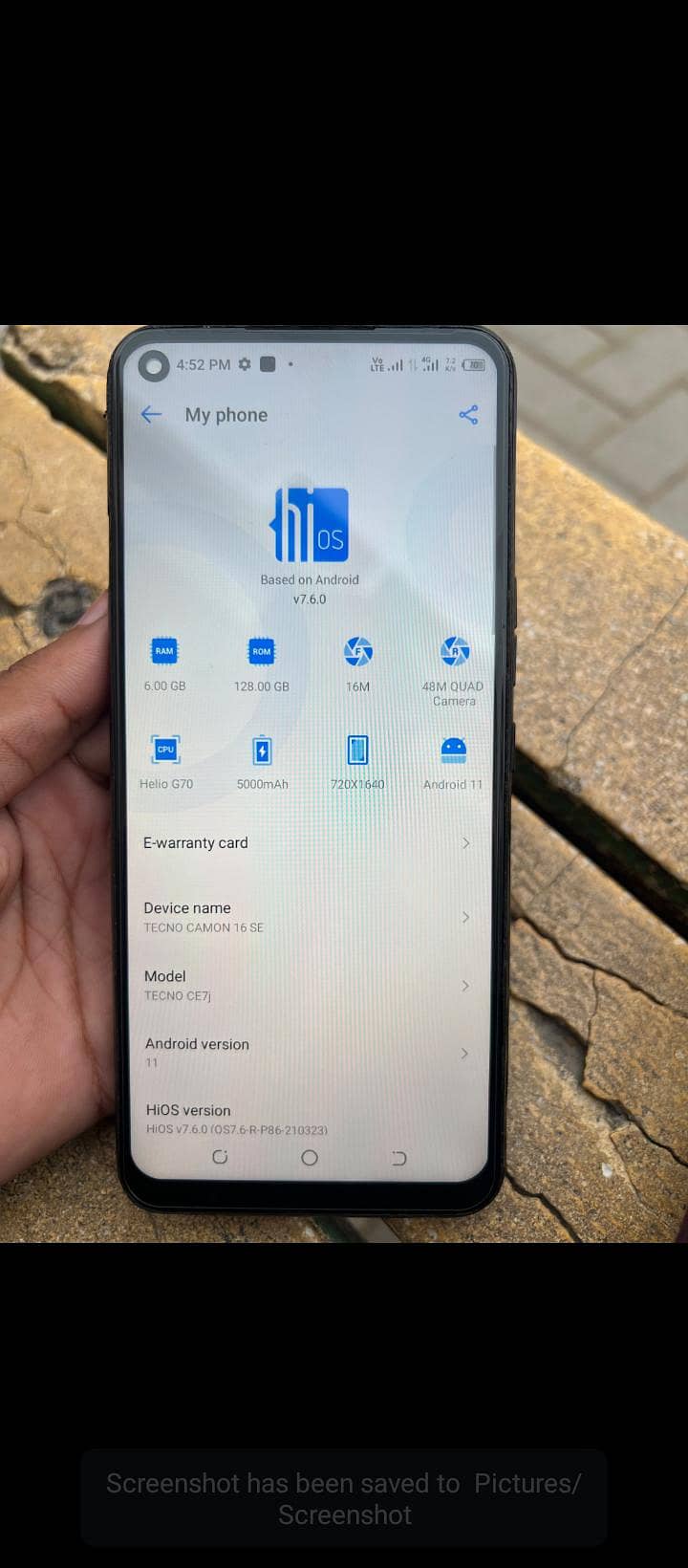 Tecno CAMON 16 SE 4