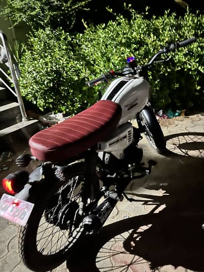 70cc bike converted to cafe racer