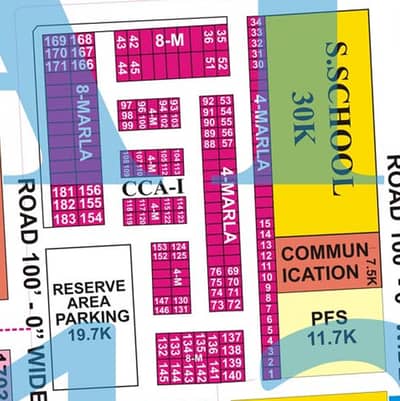 4 Marla Corner Plot Available For SALE Top Location of CCA 1 Phase 8 DHA Lahore