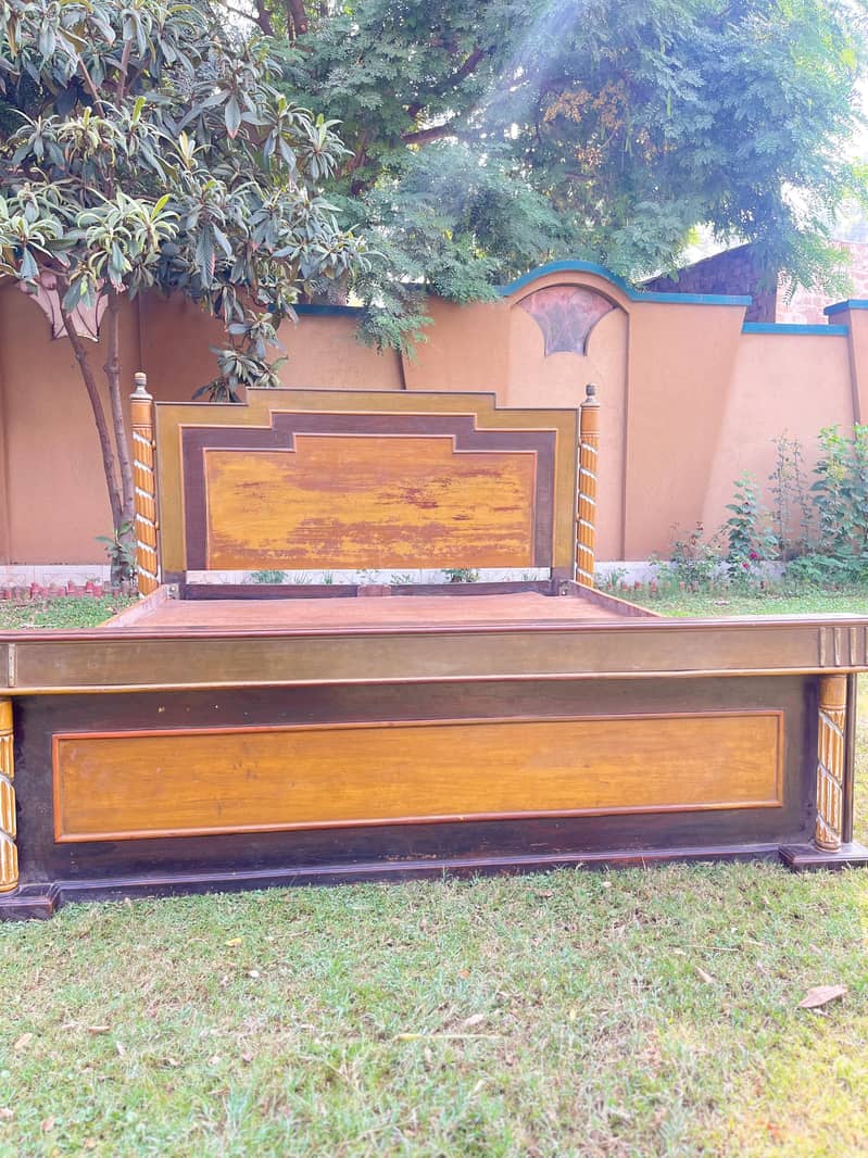 wood bed 1