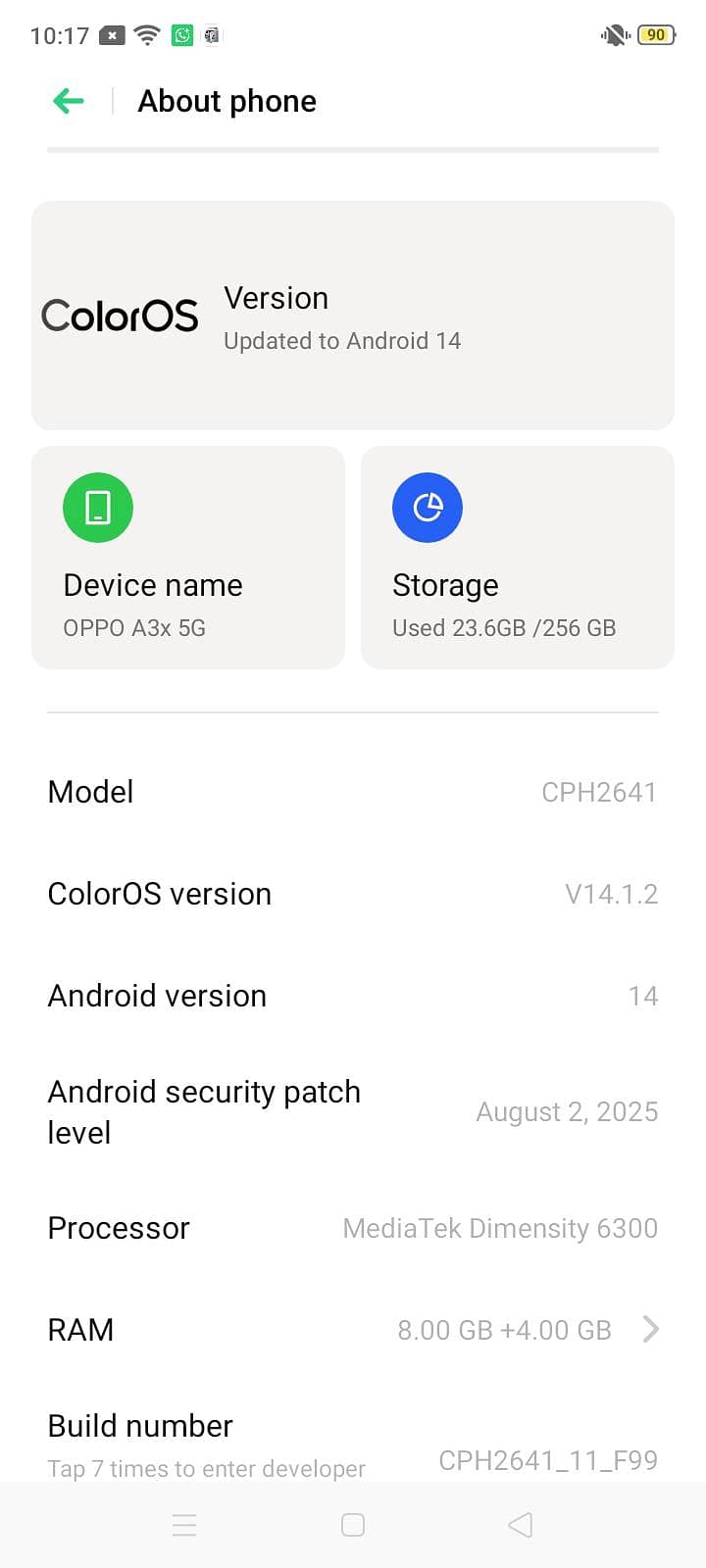 OPPO A3x 5g 1