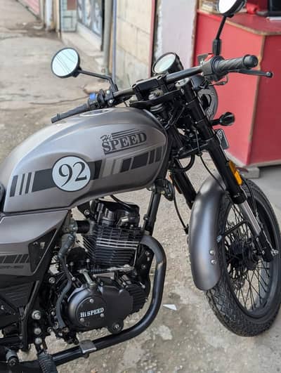 Hi Speed Infinity SR-150 | Cafe Racer | Grey | Excellent Look