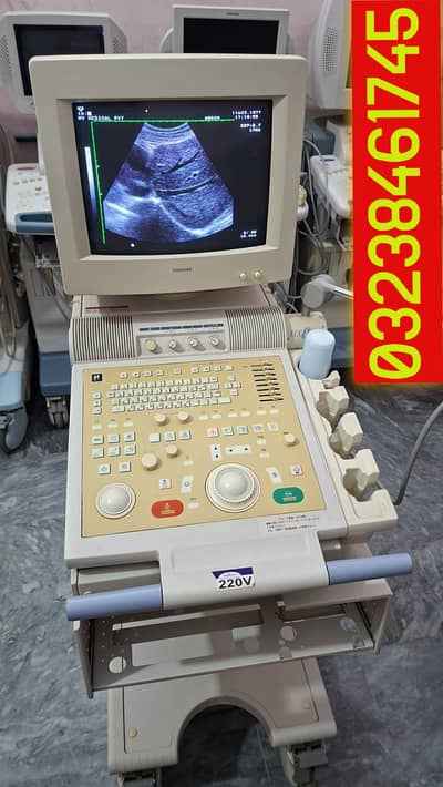 Toshiba corevision japanese colour Doppler ultrasound machine