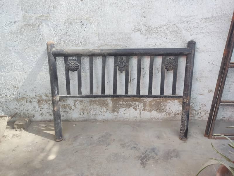 two single Iron beds 0