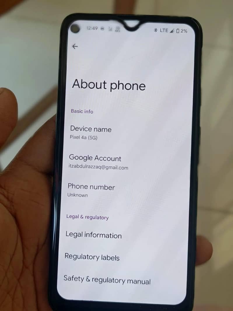 Google Pixel 4a 6