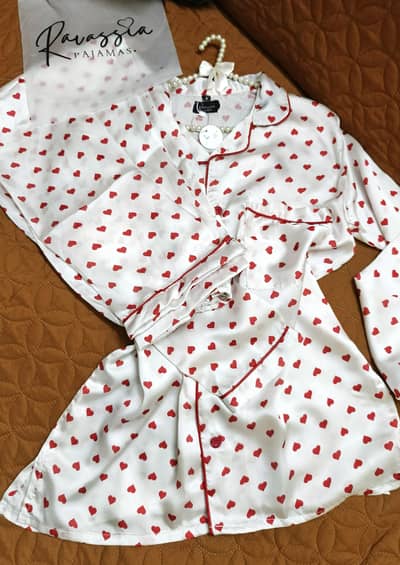 Ladies Silk Pajamas, 2 Piece Suit Stock clearance sale limited stock