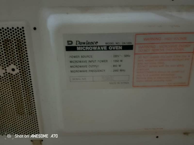 dawlance micro oven 4