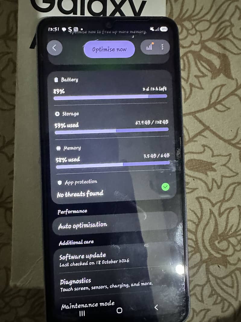 Samsung Mobile A07 1