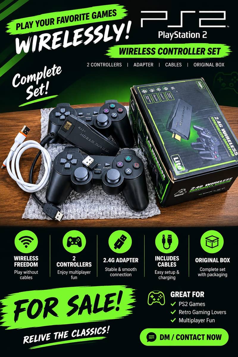 2.4G Wireless Controller Gamepad 0