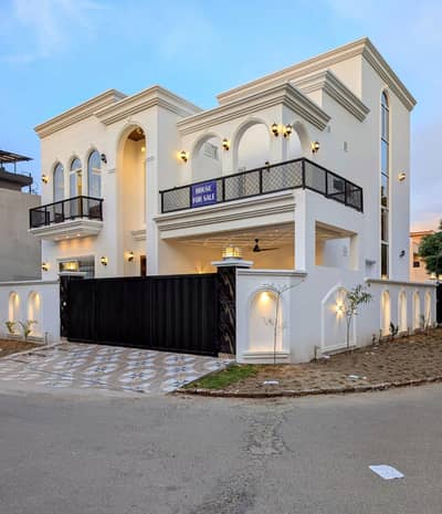 10 Marla Brand New Classical Design Corner + Park Facing House For Sale | 5 Beds | Prime Location | Demand 410 Lac