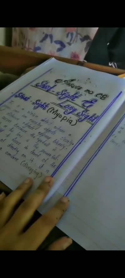 Neat handwriting assessment write