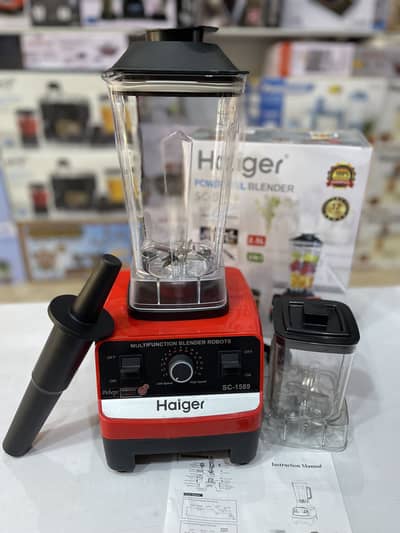 Commercial Blender Grinder Haiger Brand Original Heavy Duty