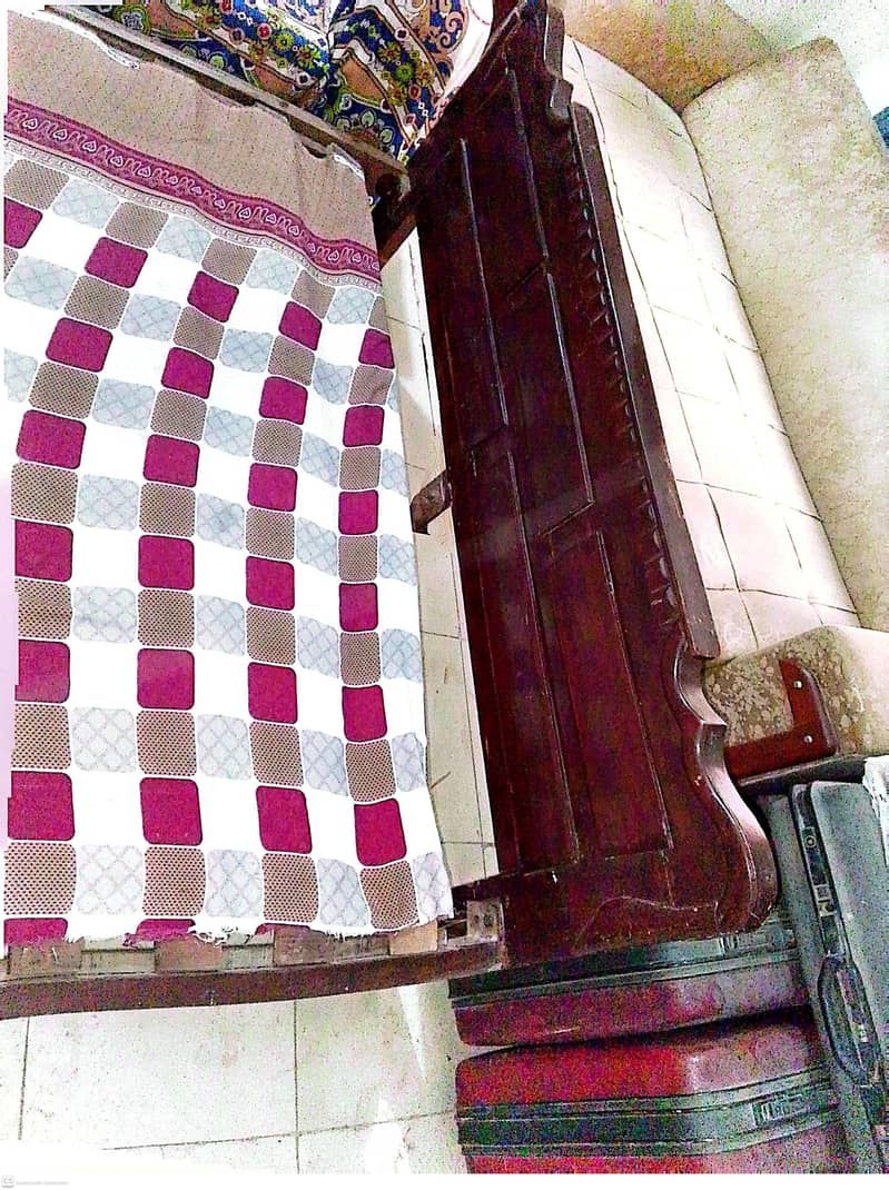 Bed wood  double bed 3