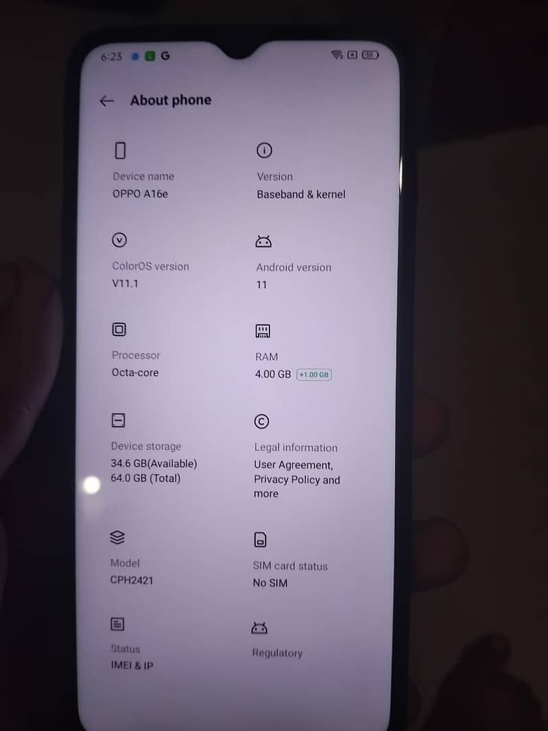 OPPO A16e 1