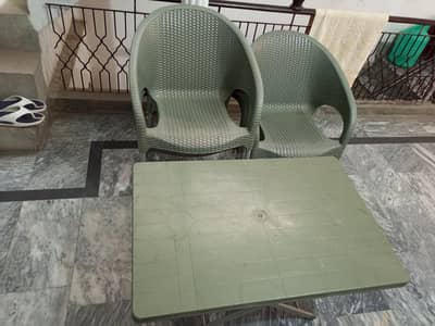 Plastic Chairs 12 Or 1 table