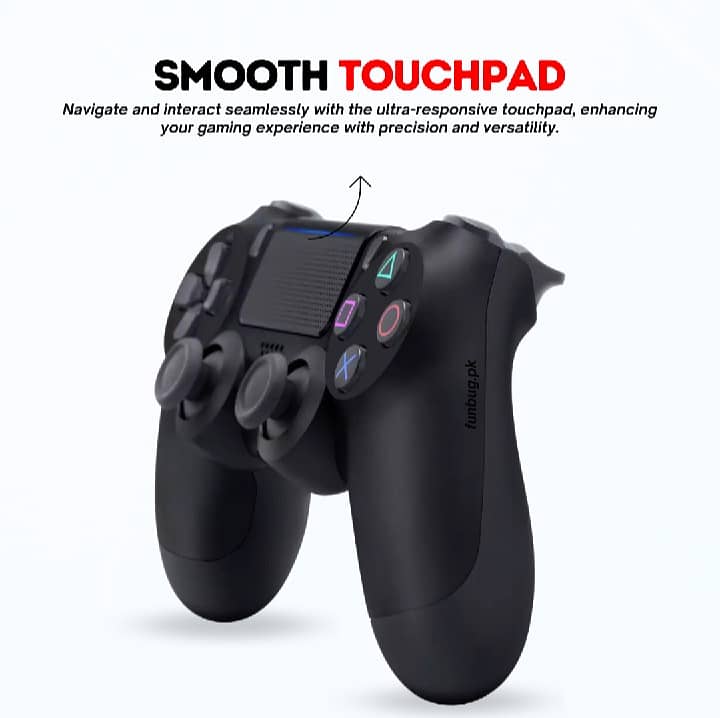Controller - Bluetooth Playstation 4 Controller With Built-in Recharga 5