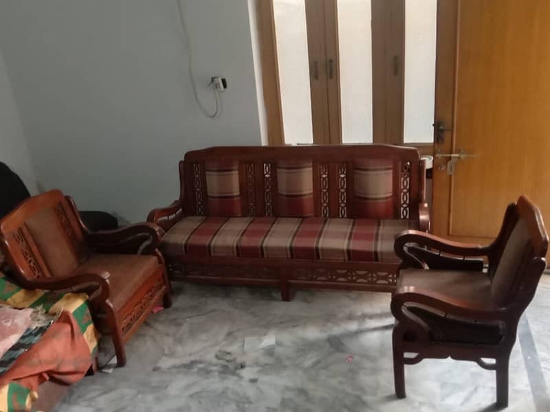 Solid wooden sofa 2