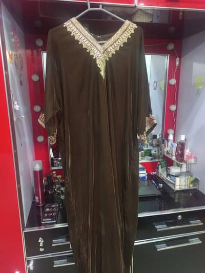 Original Limelight Velvet Kaftan with Dupatta – Excellent Condition