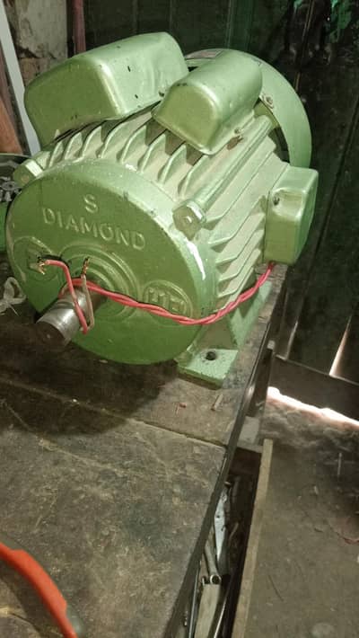 2hp motr copper winding gaurented. power full