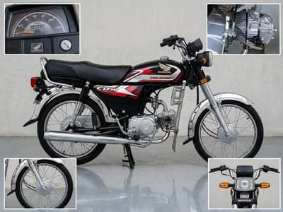 Honda 70cc bike 2025 lush condition biometric available