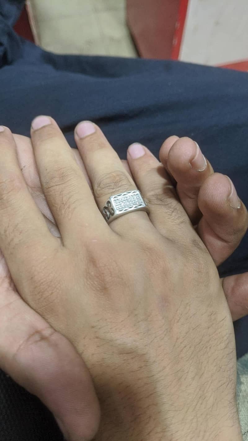 100% original sliver Ring 0