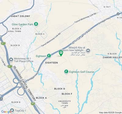 500 Kanal Commercial Land For Sale In Seventeen, Main Srinagar Highway, Islamabad (Adjacent To Eighteen). Argent