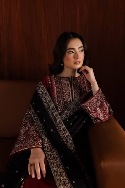 Premium winter khaddar 3pcs suit