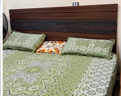 Pure sheesham wood bed set