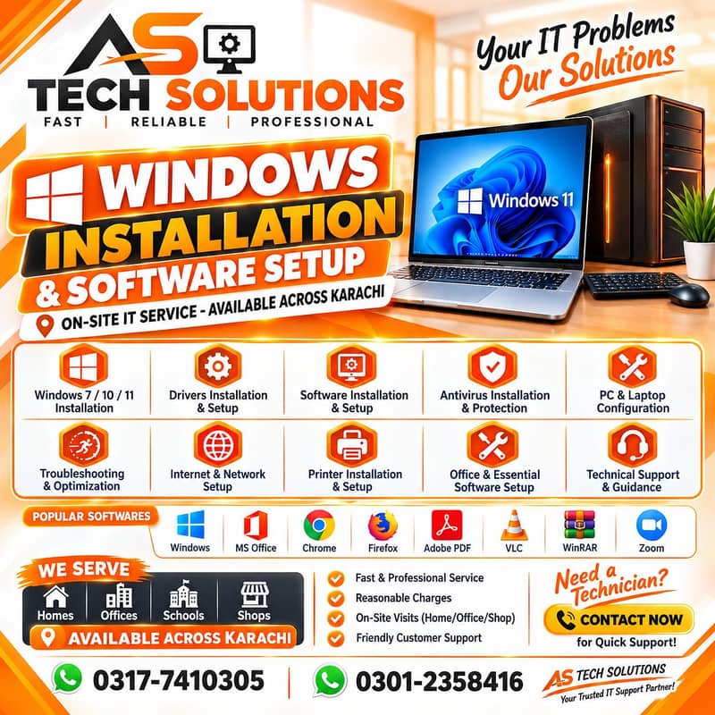 Windows Installation & Software Setup Services 0