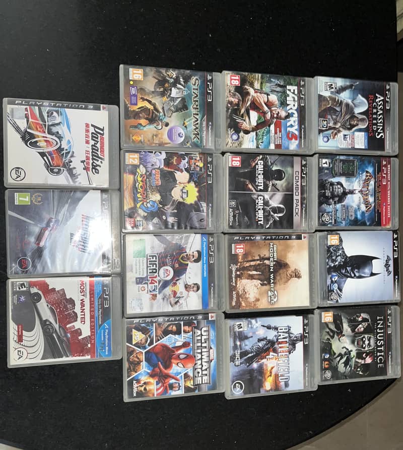 Ps3 games in pristine condition 0