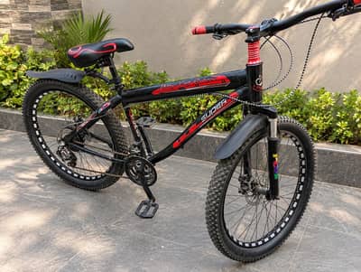 Super Mountain Bicycle | Excellent Working Condition | Black & Red
