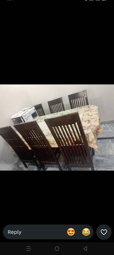 8 seater dining table