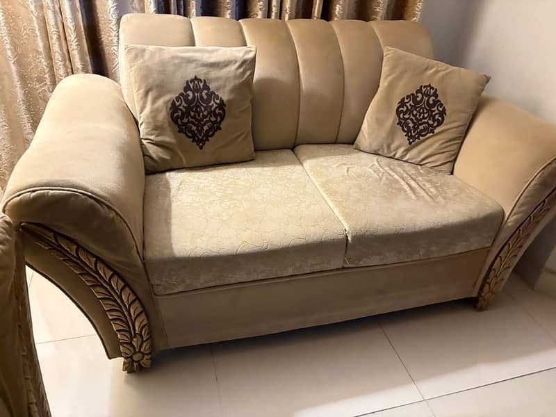 5 Seater Leather Sofa Set 0