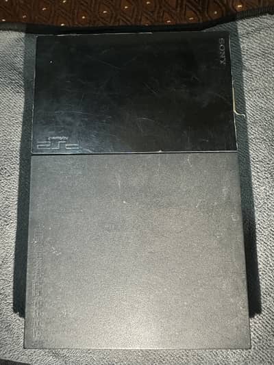 PS2 Gaming Console – 22 Games, 2 Memory Cards & Grey Controller