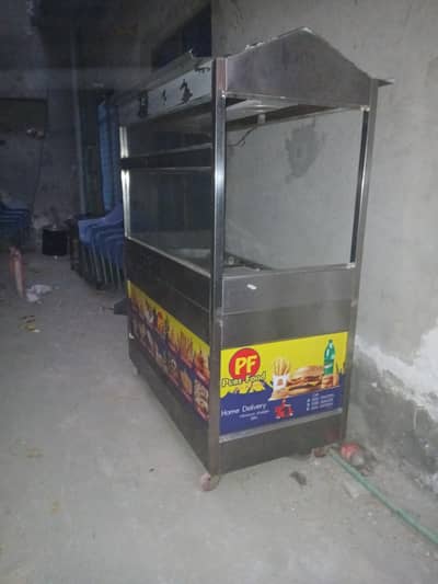samosa with fryer counter